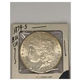 1879s Morgan Silver Dollar BU CH 90% Silver