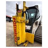 Postmaster Weighted Skid Steer Post Pounder. With Manuel