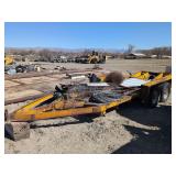 22ft  Pintle Hook trailer and mis contents