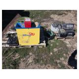 Assorted Vehicle Batteries and Ritchie Water Wrangler