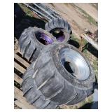 Sand tires and wheels