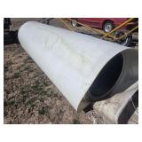 Rolled Canvas Material with Interior Pipe
