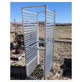 Aluminum rolling rack
