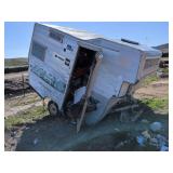 Scrap trailer and mis inside