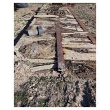 Wooden and Metal Framed Platform