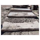 Concrete scale 4'3 x 9'9 pads