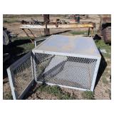 Metal cage metal table and mis