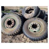 Military wheels and tires