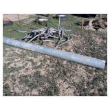 Irrigation watering pipes large galvanized pipe