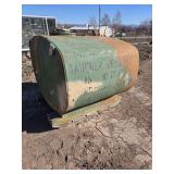 600-Gallon U.S. Army Liquid Storage Metal Tank with Skids
