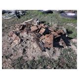 Plates and railroad spikes