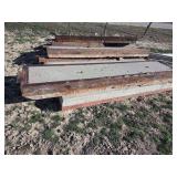 Concrete Forms with Steel Edging