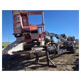 Log-Hog 930-C Log Loader on Evans Trailer