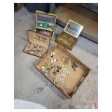 Assorted Costume Jewelry and Jewelry Boxes