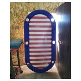 Striped poker tabletop