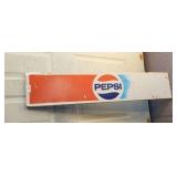 Pepsi-Cola Metal Advertising Sign