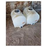 2 Horizontal leg tanks