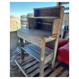 Primitive planters bench