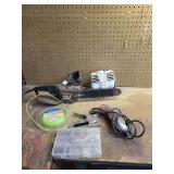 Remington Pole Saw, Lasko Fan, Rotary Tool, and Assorted Tools