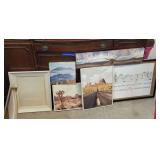 Assorted Framed Landscape Prints