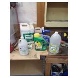 Lot of Assorted Pesticides, Herbicides, and Plant Food