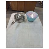 Cuisinart Cookware Set with Pioneer Woman Mixing Bowls