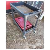 Plastic rolling cart, clevermade folding crate, instacrate
