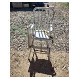 Vintage white baby high chair
