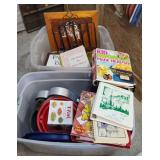 Assorted Cookbooks, Kitchenware, and Home Decor