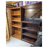 Two Wooden Bookcases