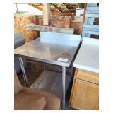 Stainless Steel Table with Lower Shelf