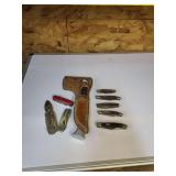 Assorted Knives Including Buck, Western, and Old Timer, kabar