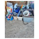 Garden lot, planters lights augur bit  insect killer