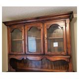 Buffet top display cabinet