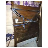 Vintage Full size wooden bed frame