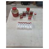 Assorted Spice Containers with Schilling and Griffiths Examples