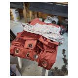 4 Half Moon Polyester Window Curtains