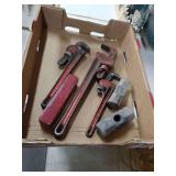 Pipe Wrenches, Impact Driver and Hammer heads