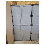 Rubbermaid Storage Cabinet with Assorted Contents