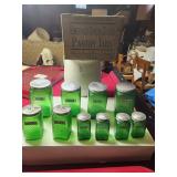 Emerald Green PAntry Jars 