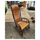 Amish vine rocker