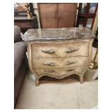 Marble top Bombay chest 