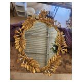 Gold Framed mirror 
