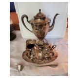 Sterling silver tea set