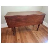 Walnut drop leaf table