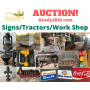 Signs/Tractors/Work Shop