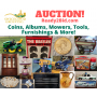 Coins, Albums, Mowers, Tools, Furnishings & More!