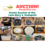 Estate Auction of the Late Mary S. Hudspeth