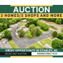 3 Homes, 5 Shops, 1 Special Auction with Endless Possibilities!