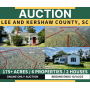 2 Homes and 175+ Acres in Kershaw and Bishopville, SC